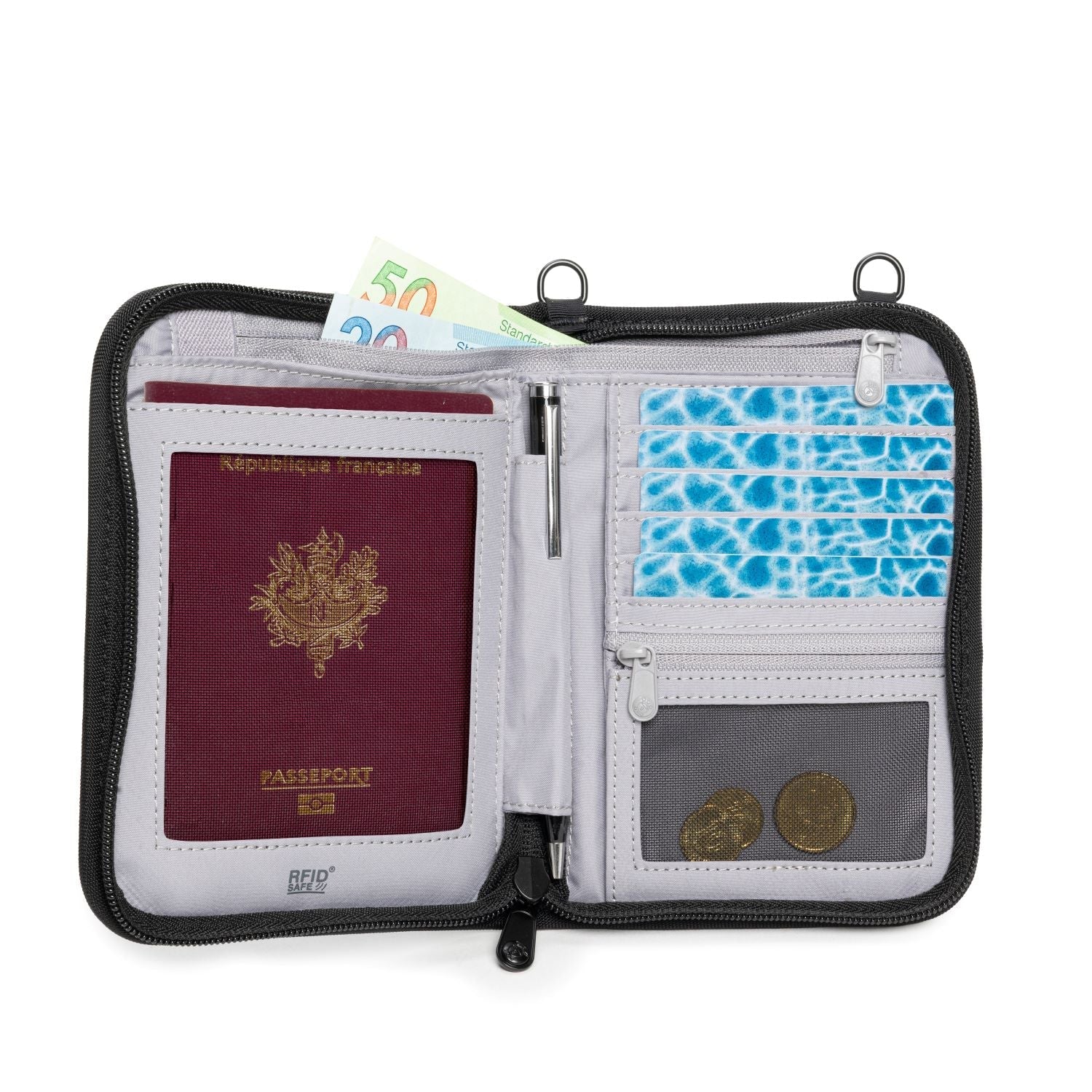 RFIDsafe V150 RFID Blocking Compact Organizer Pacsafe Pacsafe Official UK Store