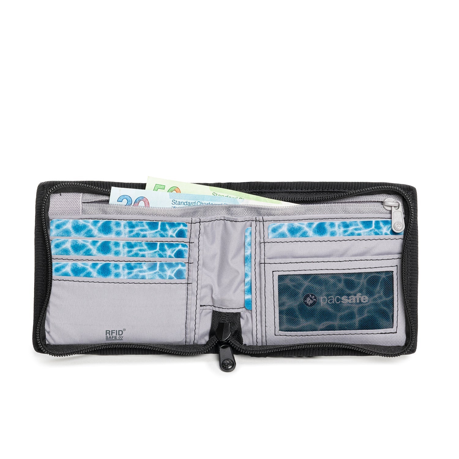 Pacsafe® RFIDsafe® Z100 RFID blocking bifold wallet