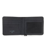 Pacsafe® RFIDsafe™ RFID blocking bifold wallet, Black