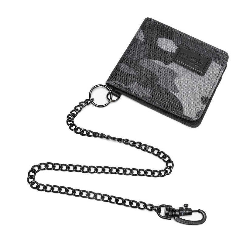 Pacsafe® Wallet securing chain with TurnNLock hook, Black