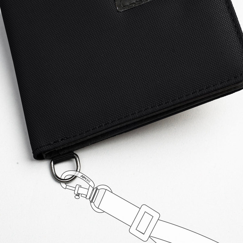Pacsafe® RFIDsafe™ RFID blocking bifold wallet, Black