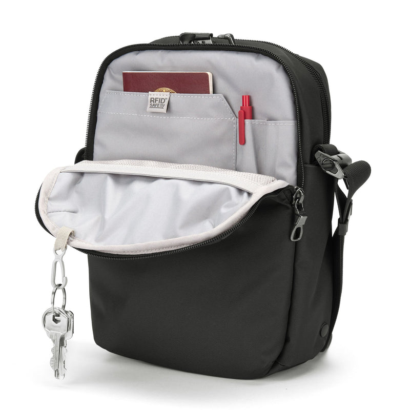 Pacsafe® X anti-theft vertical crossbody, Black