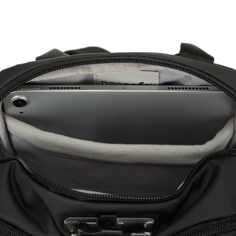 Pacsafe® X anti-theft vertical crossbody, Black